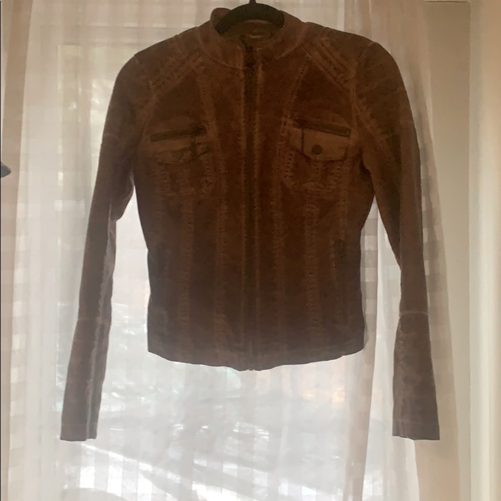 Faux Leather Moto Jacket